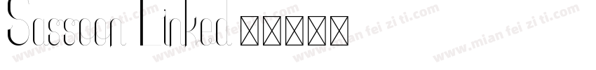 Sassoon Linked字体转换